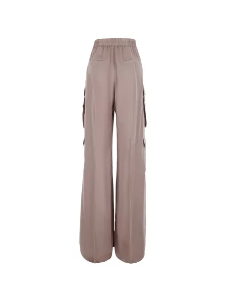 Pantaloni cargo Rick Owens cu cordon roz