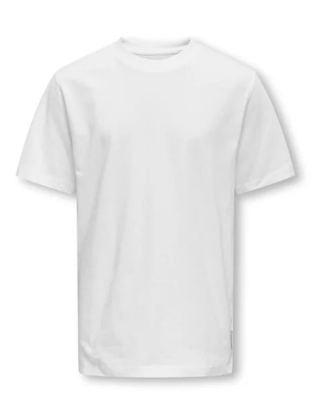 Only & Sons Junior Tricou OSJMax' alb