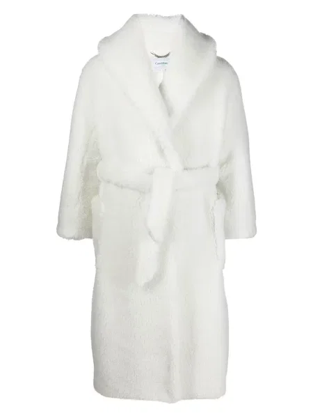 Szlafrok Casablanca teddy biały