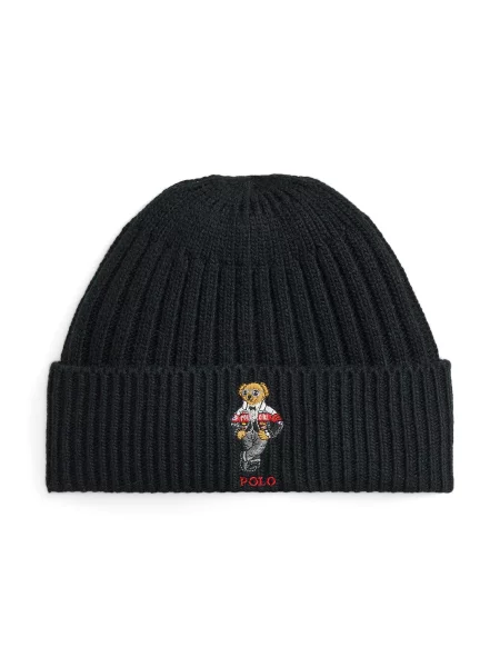Polo Ralph Lauren Căciulă crem / gri / roșu negru