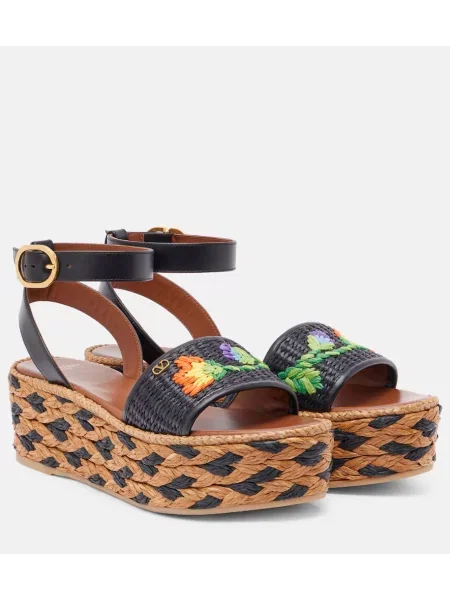 Kožené espadrilky Valentino Garavani