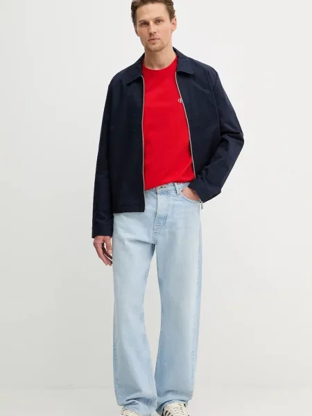 Calvin Klein Jeans kratka majica rdeča
