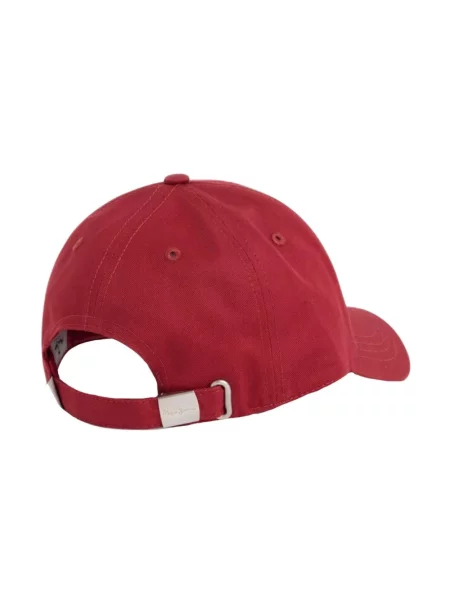 Czapka z daszkiem Pepe Jeans z logo czerwona