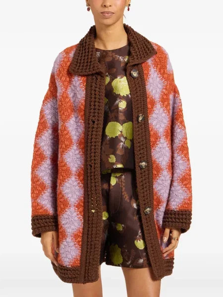 Cardigan La Doublej portocaliu
