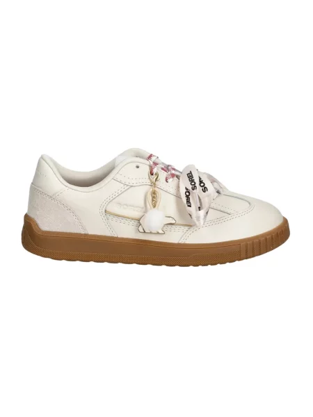 Sneakersy Sorel skórzane beżowe