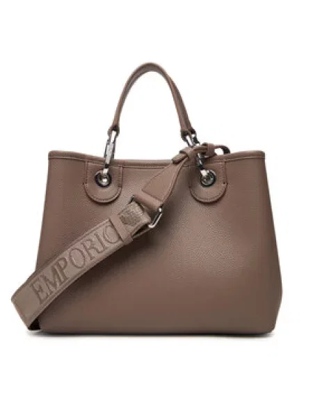 Kabelka Emporio Armani béžová