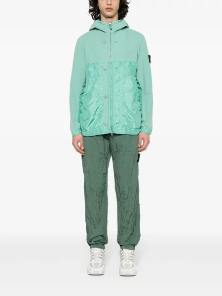 Striukė Stone Island su gobtuvu akmenys žalia