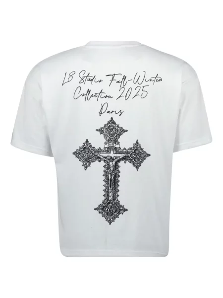 Tricou L8 Studio alb