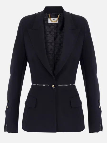 Піджак Elisabetta Franchi чорний