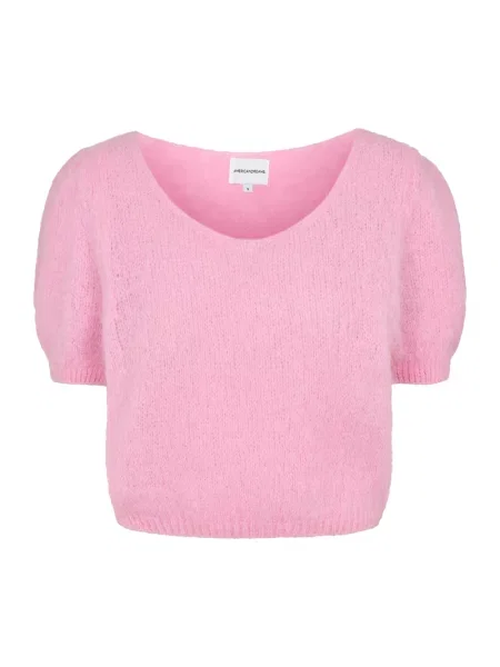 Sweter American Dreams wełniany fioletowy