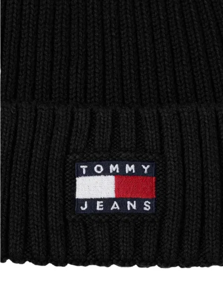 Шапка Tommy Jeans черно