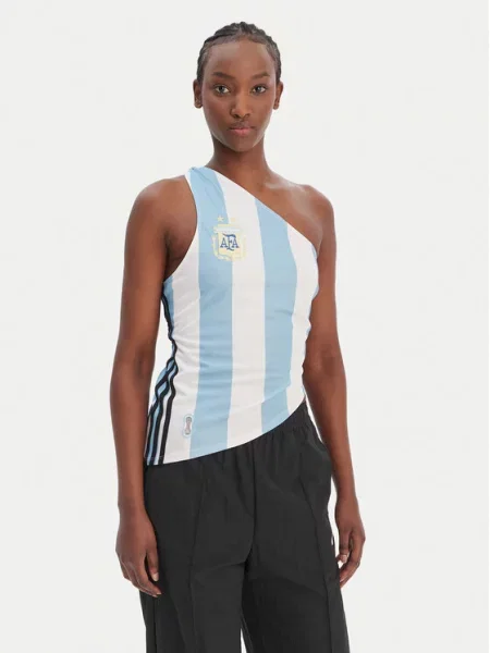 ADIDAS ORIGINALS Τοπ Argentina γαλάζιο / κίτρινο παστέλ / μαύρο λευκό