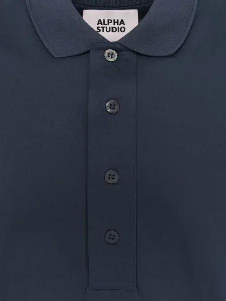 Polo Alpha Studio albastru