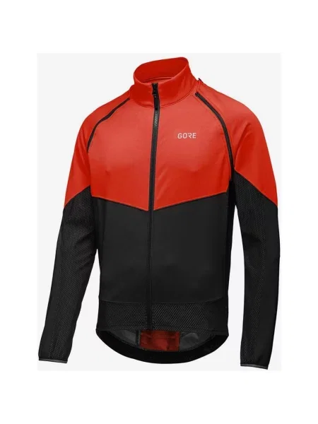 Kurtka GOREWEAR Phantom GORE-TEX INFINIUM™ odpinane rękawy jaskrawoczerwony S czarny