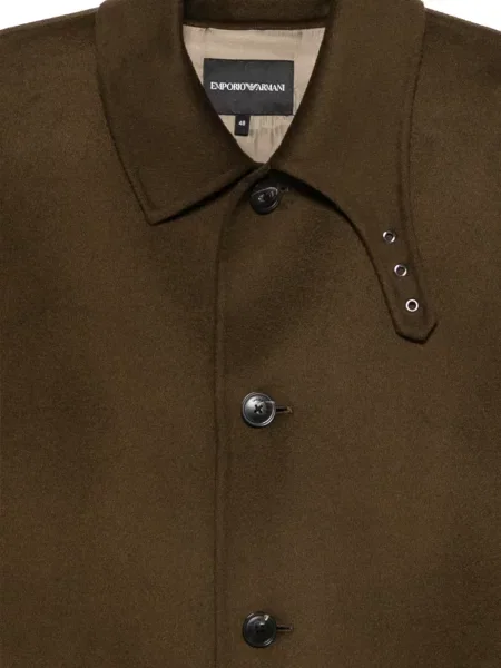 Gulerat palton Emporio Armani maro