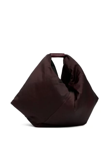 Geanta de piele Mm6 Maison Margiela din piele maro