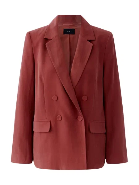 OUI Sacou burgundy roșu
