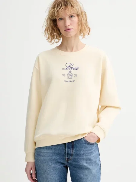 Pulover Levi's GR EVERYDAY CREW bež