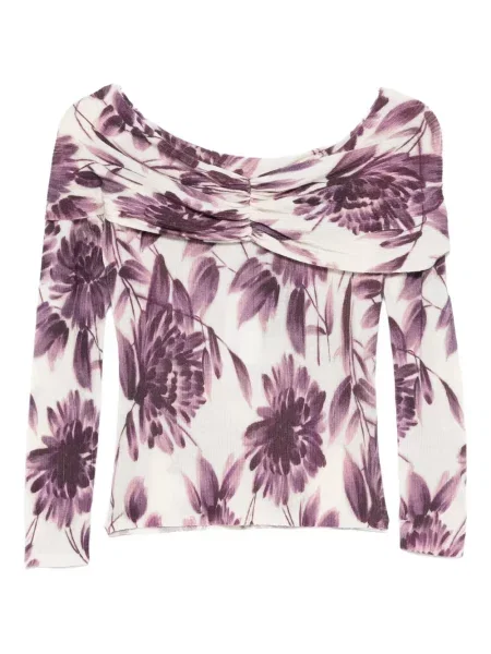 Pulover Twinset cu model floral cu imagine