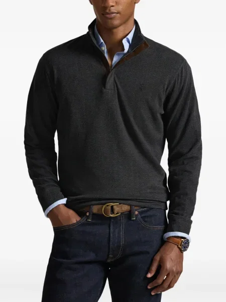 Șapcă Polo Ralph Lauren cu model herringbone din țesătură twill cu imagine albastru