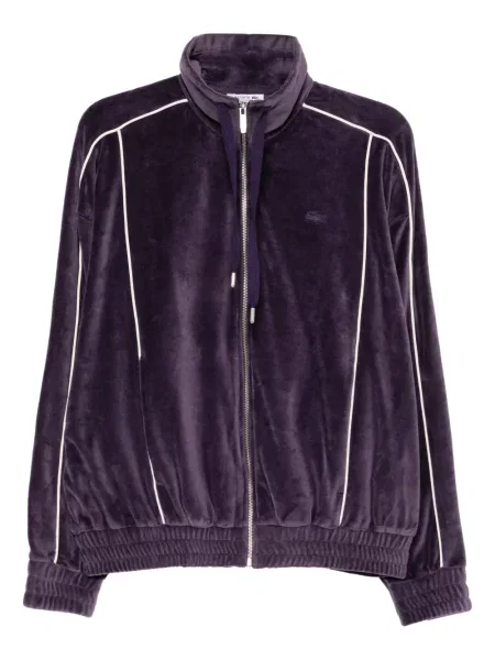 Geacă Lacoste din velur violet