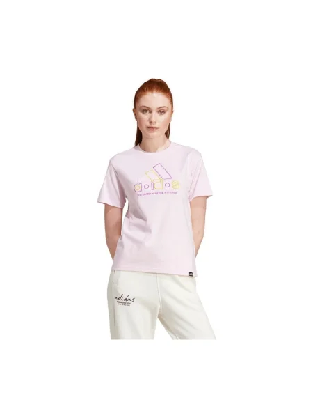 Tricou Adidas cu autograf roz