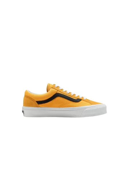Sneakersy Vans Old Skool skórzane żółte
