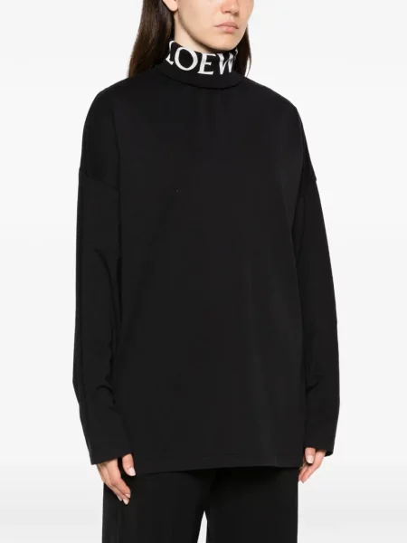 Top Loewe cu imagine negru