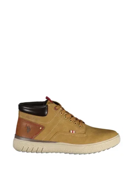 Botine U.s. Polo Assn. cu șireturi din dantelă maro