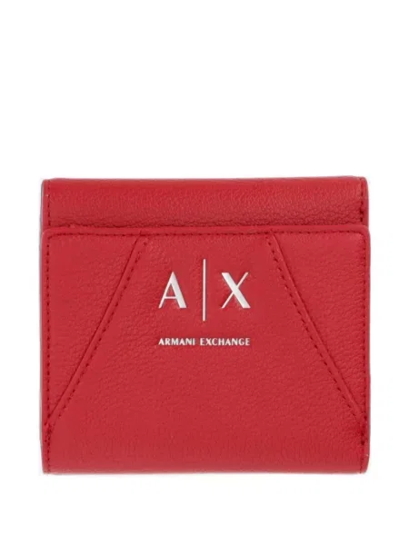 Portofel Armani Exchange cu autograf roșu
