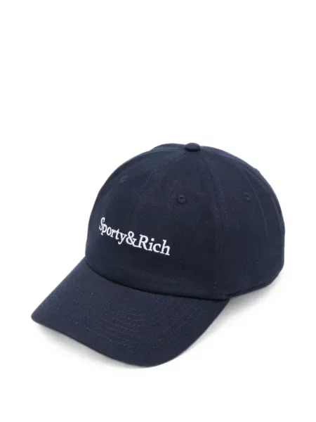 Șapcă Sporty & Rich cu broderie albastru