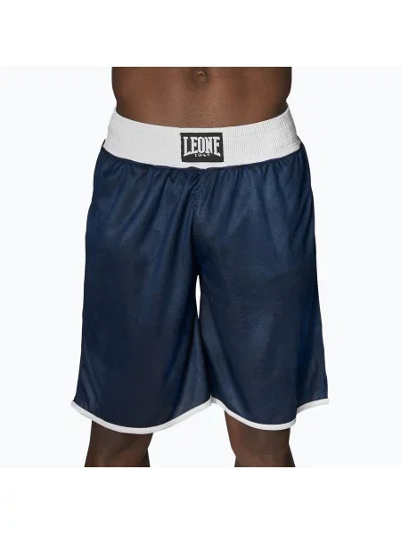 Spodenki bokserskie dwustronne LEONE Double Face Boxing czerwone