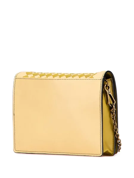 Náhrdelník Bottega Veneta Pre-owned se cvočky žlutý