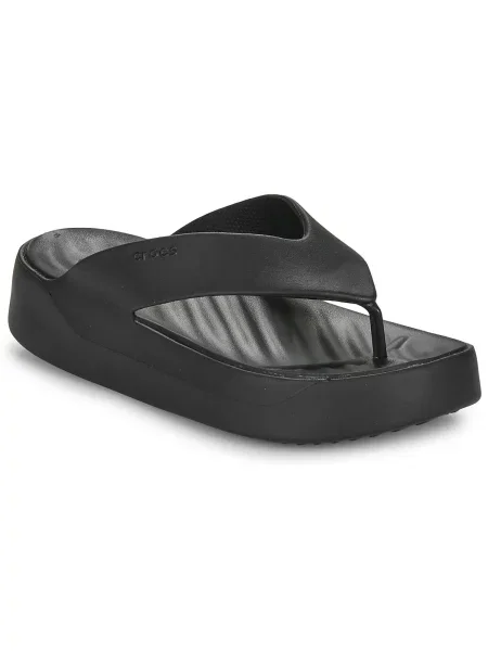 Natikače Crocs s platformom crna
