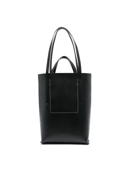 Shopperka Rick Owens skórzana czarna