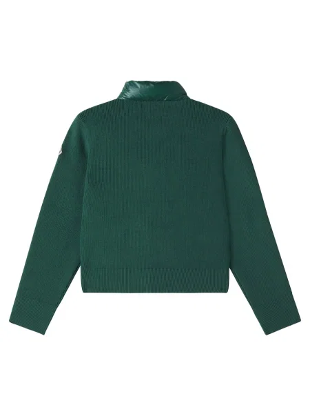 Gyerek pehelydzseki Moncler Enfant zöld