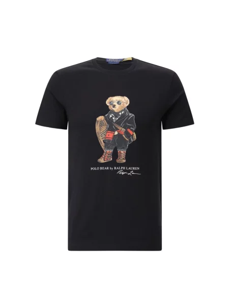 Polo Ralph Lauren t-shirt z nadrukiem czarny