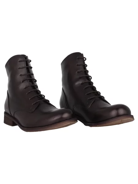 Buty do kostki Felmini skórzane brązowe