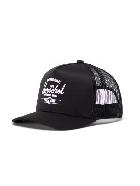 Herschel Șapcă Whaler Tall negru alb