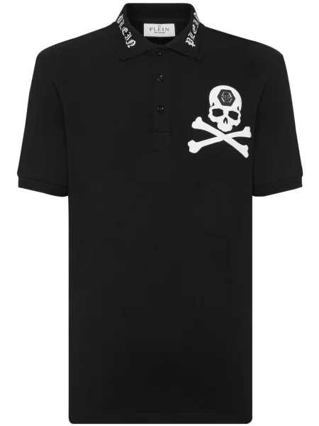 Polo Philipp Plein cu imagine negru