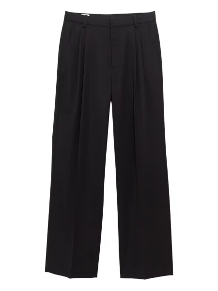 Pantaloni Casablanca de lână plisate negru