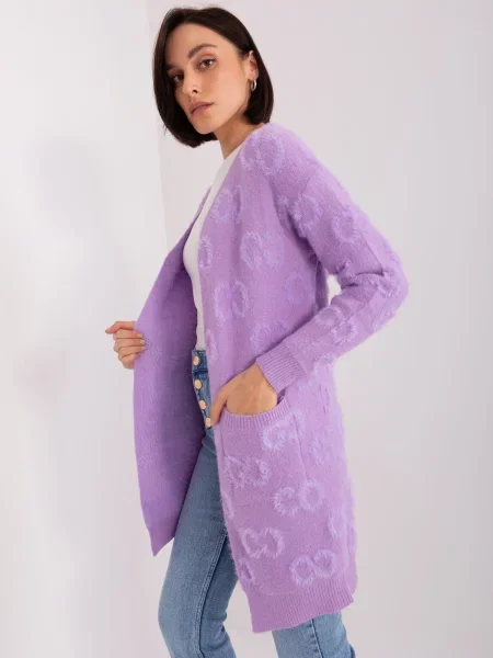 Cardigan Fashionhunters violet