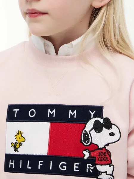 Суитчър Tommy Hilfiger розово