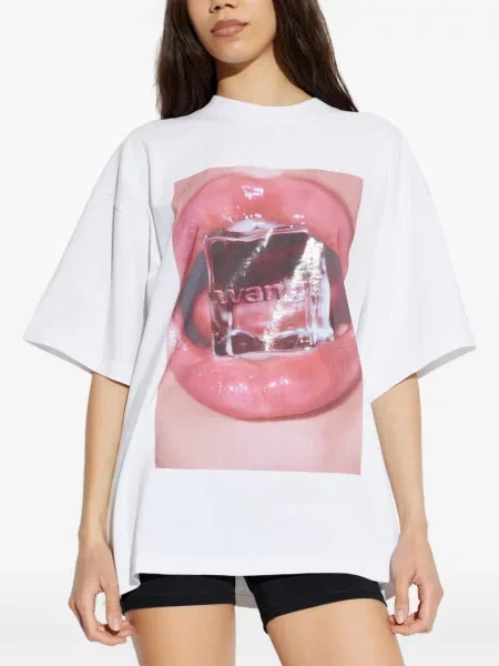 Tricou Alexander Wang alb