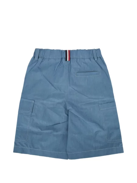 Bermudy dziecięce Moncler Enfant niebieskie