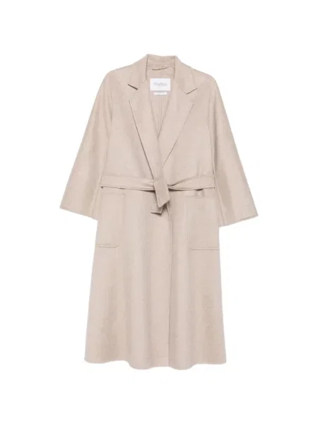 Cu centură palton Max Mara cu rever