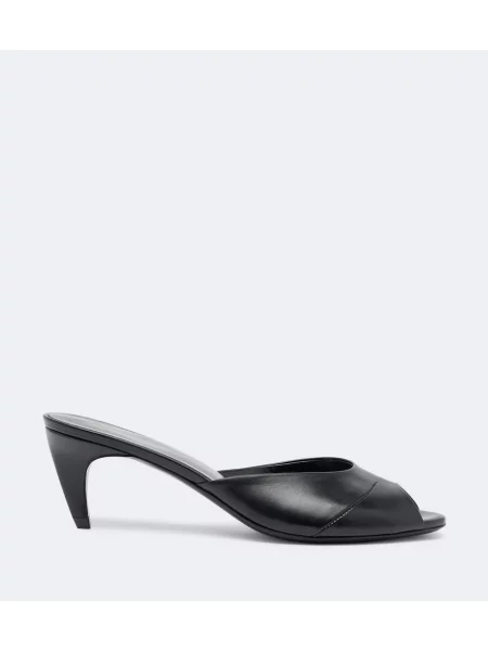 Papuci tip mules Jude din piele negru