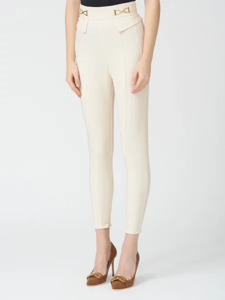 Брюки Elisabetta Franchi белые