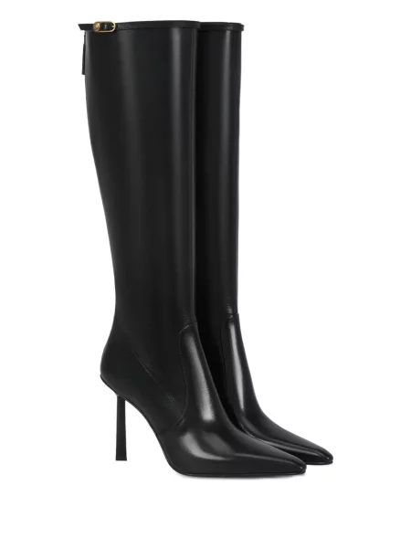 Botine Potamy cu cataramă negru