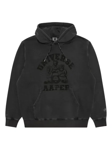 Hanorac cu glugă Aape By A Bathing Ape cu glugă negru